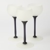 A Trio of Frosted Wine Glasses