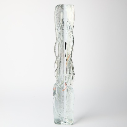 A Heavy Art Glass Sculpture