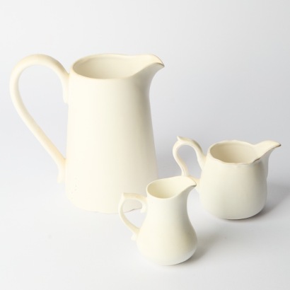 A Trio of Porcelain Pourers
