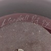 A Lynette Campbell Gold Leaf Bowl - 2