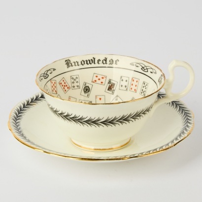 A China Fortune-teller Cup and Saucer by Aynsley England