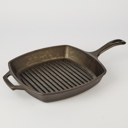 A Lodge Cast Iron Grill Pan, United States