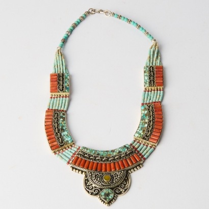 A Tibetan Jewellery Necklace