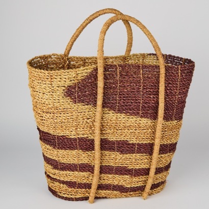 An Intricately Hand-Woven Bag