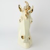 A Mid-Century Italian Horse Head - Porcelain Glaze with 24K Gold - 2