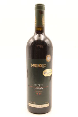 (1) 2000 Mills Reef Elspeth Merlot, Gimblett Gravels