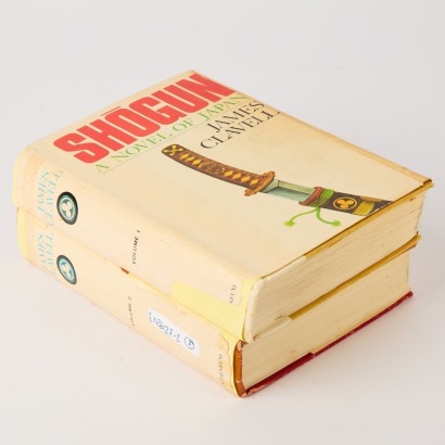 Volume One and Two of Shōgun by James Clavell
