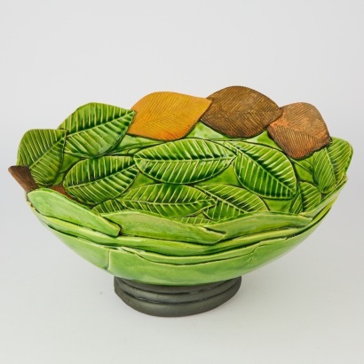 A Katie Gold Leaf Bowl