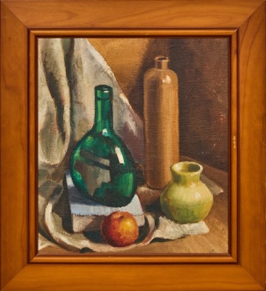 A Framed Original Still life Oil on Canvas Artist Unknown
