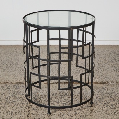 A Le Forge Metal End Table