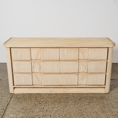 A Vintage Pencil Reed Dresser