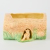 A Sylvac Ware Pixie Log Vase