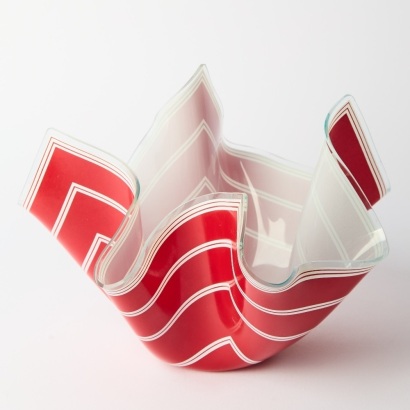 A Large Chance Brothers Handkerchief Vase