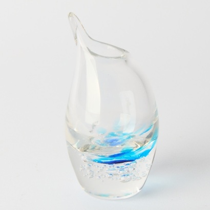 A Miniature Art Glass Vase