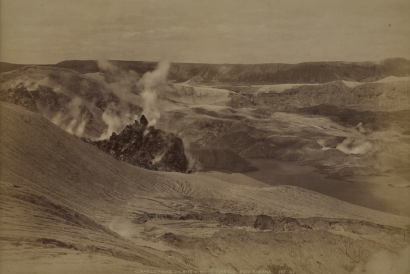 GEORGE D. VALENTINE Fumarole Peaks and Site of White Terraces, Rotomahana