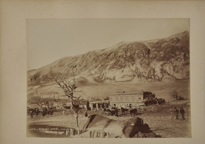 BURTON BROTHERS McRae's Hotel - Wairoa, after eruption June 10 1886
