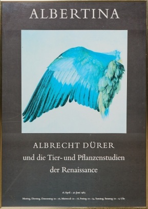 A Framed Exhibition Poster Albertina Circa 1985