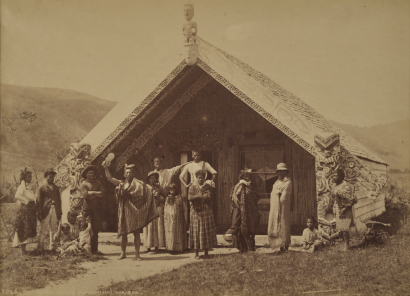 BURTON BROTHERS Runanga House (Hinemihi), Wairoa