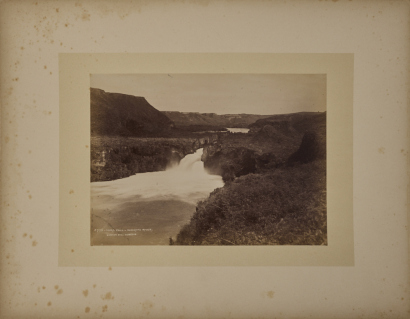 BURTON BROTHERS Huka Falls, Waikato River.