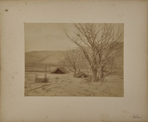 BURTON BROTHERS Buried Whare's - Wairoa, after eruption June 10 1886