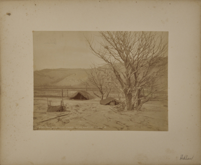 BURTON BROTHERS Buried Whare's - Wairoa, after eruption June 10 1886