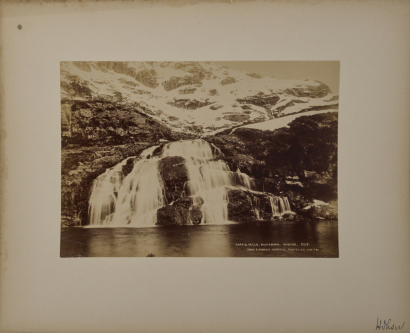 BURTON BROTHERS Harris Falls. Routeburn. Winter