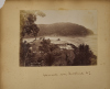 BURTON BROTHERS An Album page with two Burton Brothers albumen photographs. Waiwera and Nihotupu Falls, Waitakere"