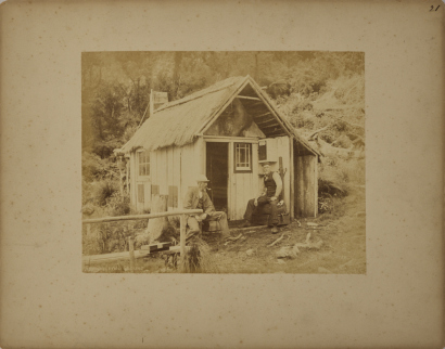 BURTON BROTHERS Milford Sound, featuring Alfred Buton to the right