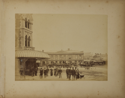 BURTON BROTHERS City Hotel Crossing, corner of Colombo, Cashel, and High Streets, Christchurch