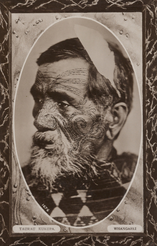 F.T. MARBLE, F.T. Marble "Opalette Series" New Zealand real photo postcard depicting Taurau Kūkupa of Whangārei