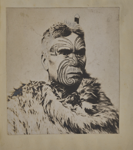 UNKNOWN PHOTOGRAPHER Portrait of Māori chief