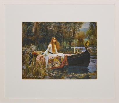 A Framed 'Lady of Shalott' Reproduction Print
