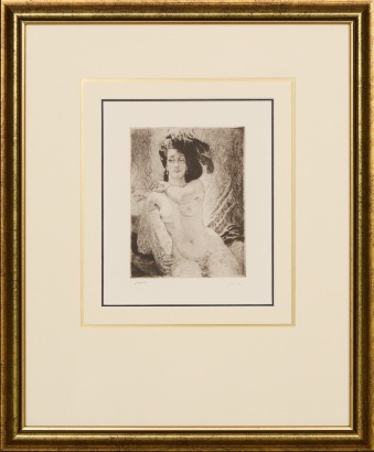 NORMAN LINDSAY Untitled Facsimile Etching