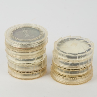 A Set of Nine Vintage Hoya and Mamiya Filter Lenses