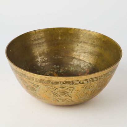 A Bronze Hand-Carved Singing Bowl
