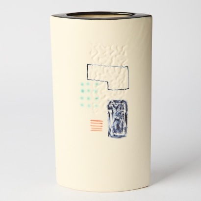 A Scribble and Dot Brendan Adams Vase
