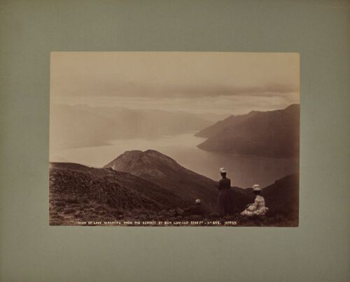 RICHARD JOHN MORRIS View of Lake Wakatipu from the summit of Ben Lomond 5747 ft