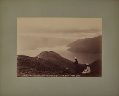 RICHARD JOHN MORRIS View of Lake Wakatipu from the summit of Ben Lomond 5747 ft