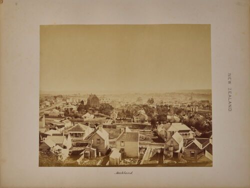 JAMES DOUGLAS RICHARDSON Auckand, Karangahape Road looking over Newton Gully