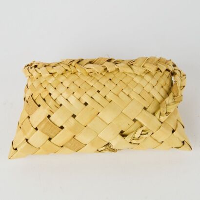A Small Handwoven Kete