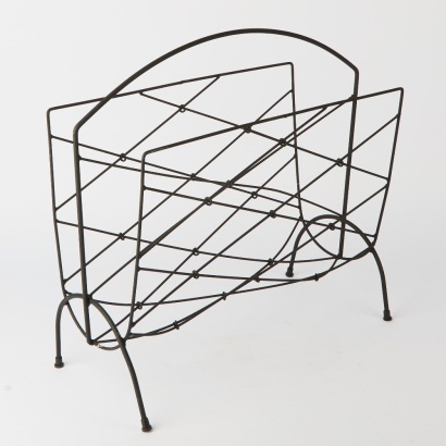 A Wire Magazine Rack