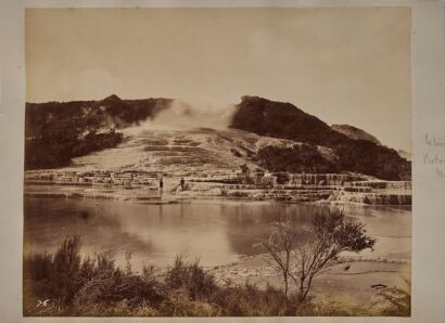 UNKNOWN PHOTOGRAPHER White Terrace, Lake Rotomahana