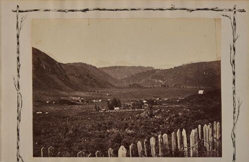 UNKNOWN PHOTOGRAPHER Wairoa Settlement prior to the 1886 eruption of Mt Tarawera