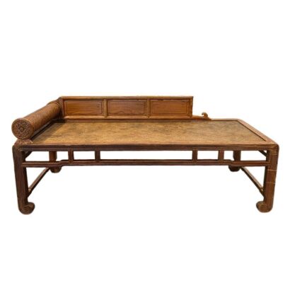 A Chinese Qing Dynastry Aged Wood Bed