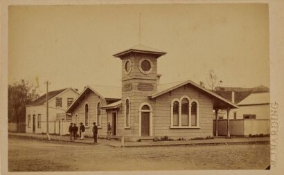 WILLIAM JAMES HARDING Old Post Office building on the corner of Victoria Avenue and Ridgeway Street in Whanganui