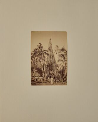 ALLAN HUGHAN Chef's House under construction, New Caledonia, South Pacific