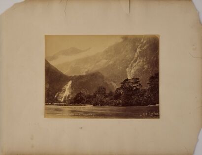 FRANK ARNOLD COXHEAD Lady Bowen Falls & Darran Mountains, Milford Sound