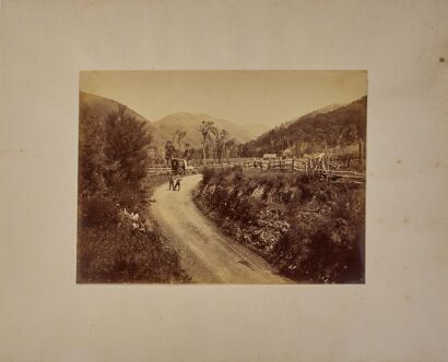 JAMES BRAGGE Featherston side of the Remutaka Hill, from the cutting at Cave's Bridge
