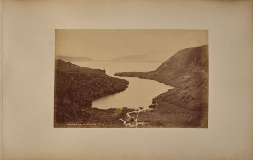 GEORGE D. VALENTINE Tarawera Lake and Mountain
