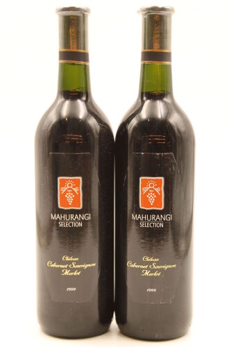 (2) 1999 Mahurangi Estate Merlot Cabernet Merlot, Matakana